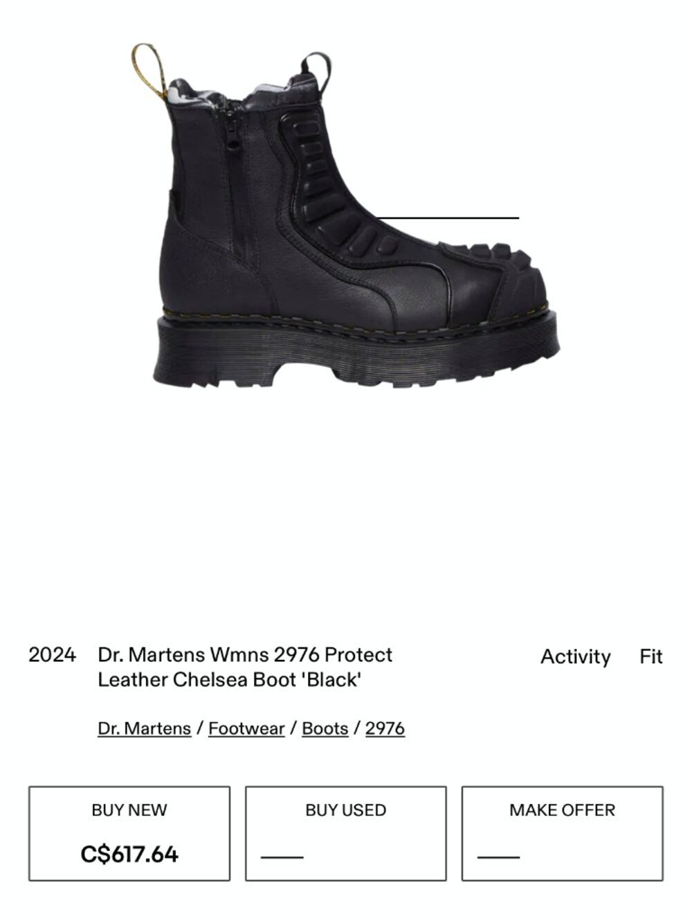 Dr. Martens 2976 Protect Chelsea Boots 🖤
